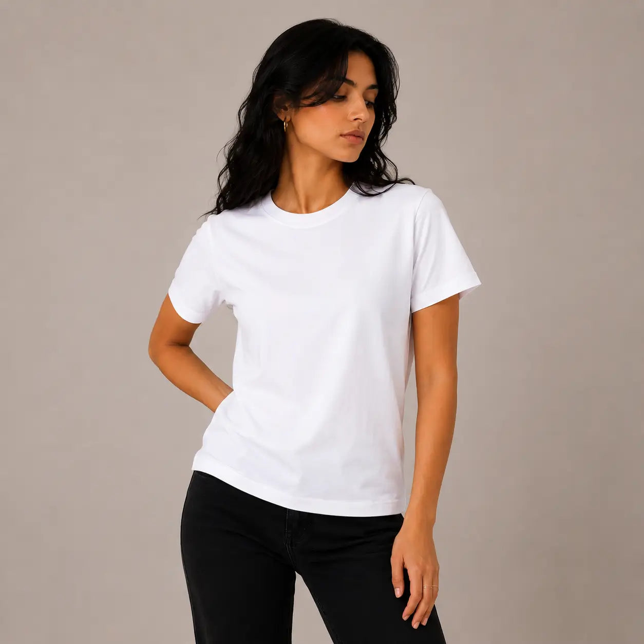 White Regular Fit Unisex T-Shirt