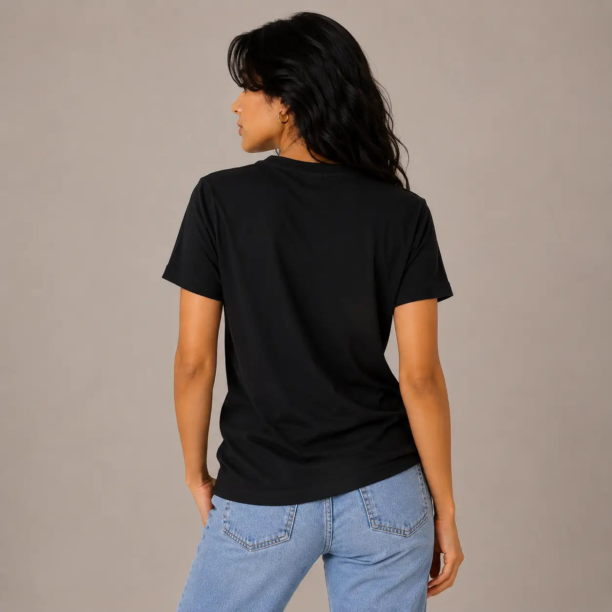 Black Regular Fit Unisex T-Shirt