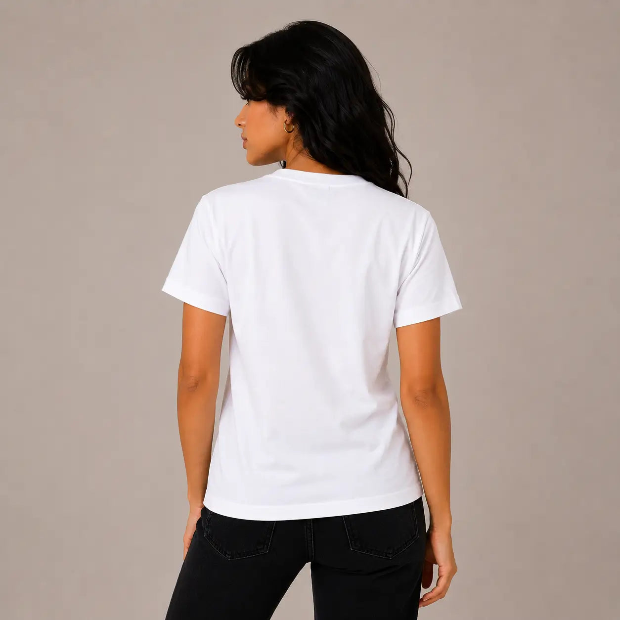 White Regular Fit Unisex T-Shirt