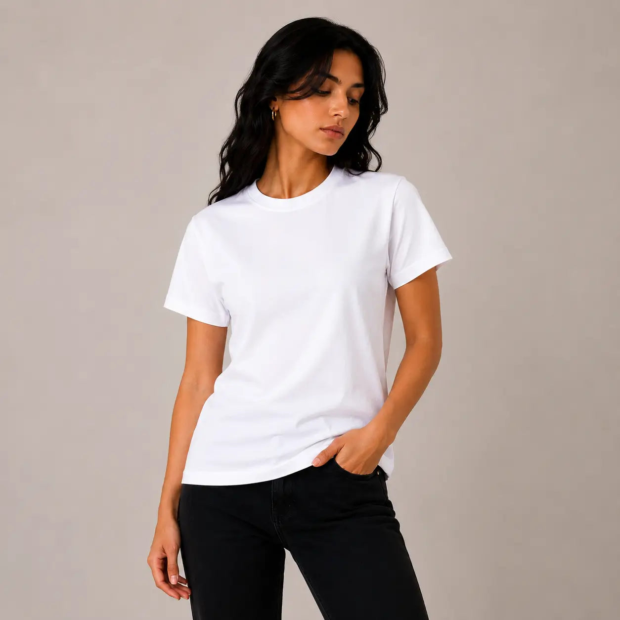 White Regular Fit Unisex T-Shirt