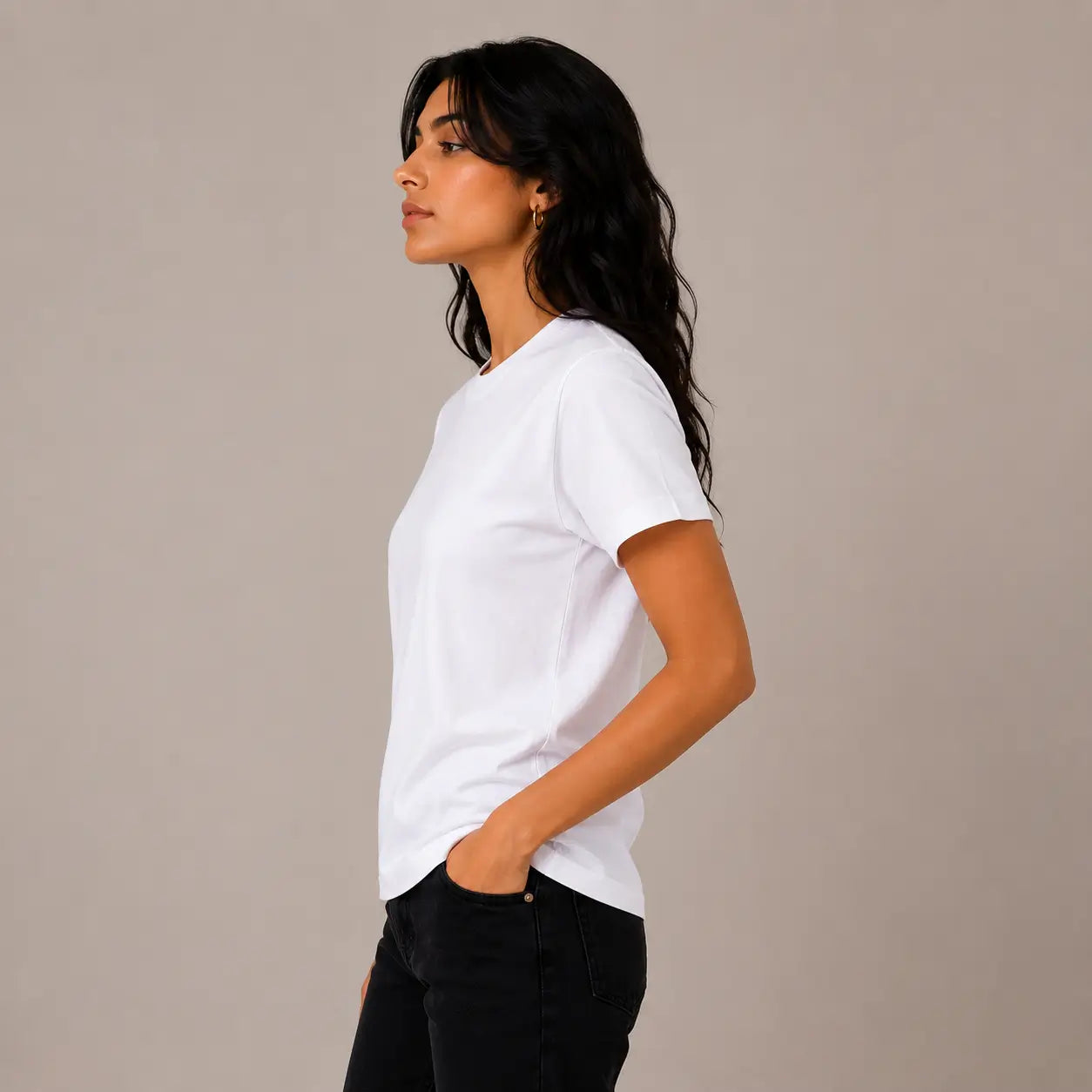 White Regular Fit Unisex T-Shirt
